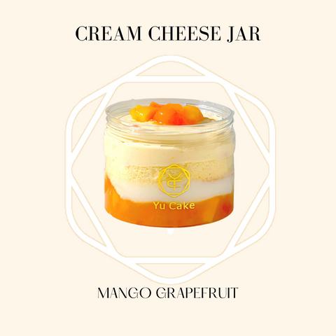 Mango Grapefruit Cream Cheese Jar