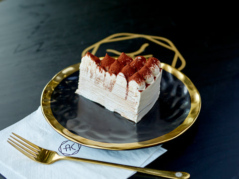 Tiramisu Mille Crepe Cake