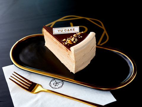 Hazelnut chocolate mille crepe cake