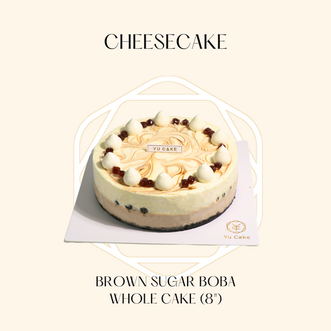 【NEW】Brown Sugar Boba Cheesecake (Whole)
