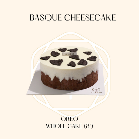 【NEW】Oreo Basque Cheesecake (Whole)